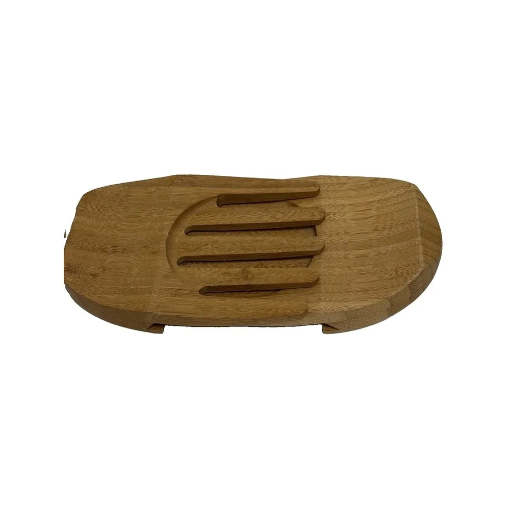 The Pampered Chef Bamboo Salad Tongs Serving Claws Tossing Bamboo Wood